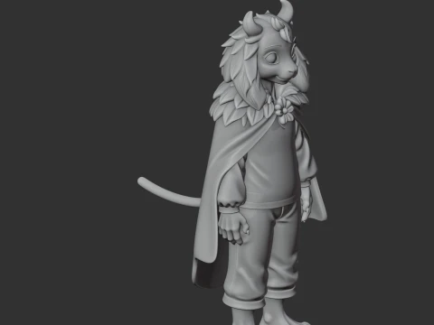 Asriel Flower Form - Undertale Figurine 3D Model