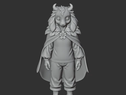 Asriel Flower Form - Undertale Figurine 3D Model