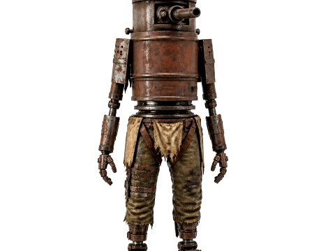 Auto Turret - Rust Figurine 3D Model