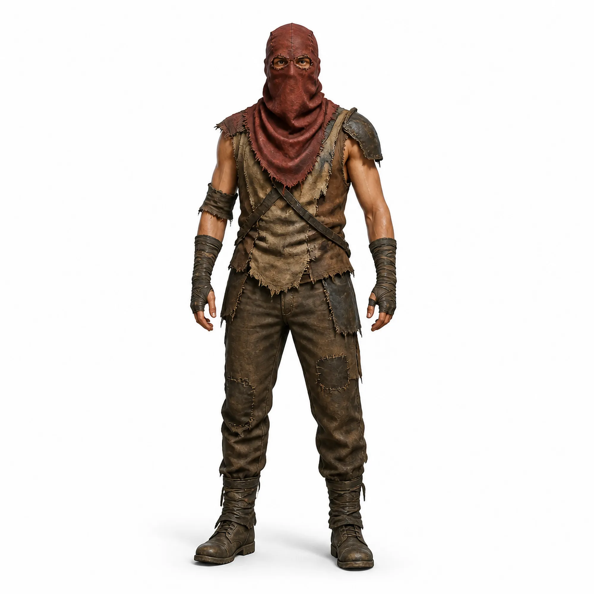 Bandit Camp - Rust Figurine 3D Model .c4d .max .obj .3ds .fbx .stl .blend 