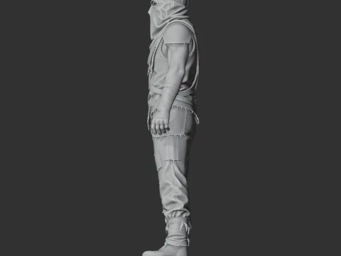 Bandit Camp - Rust Figurine 3D Model