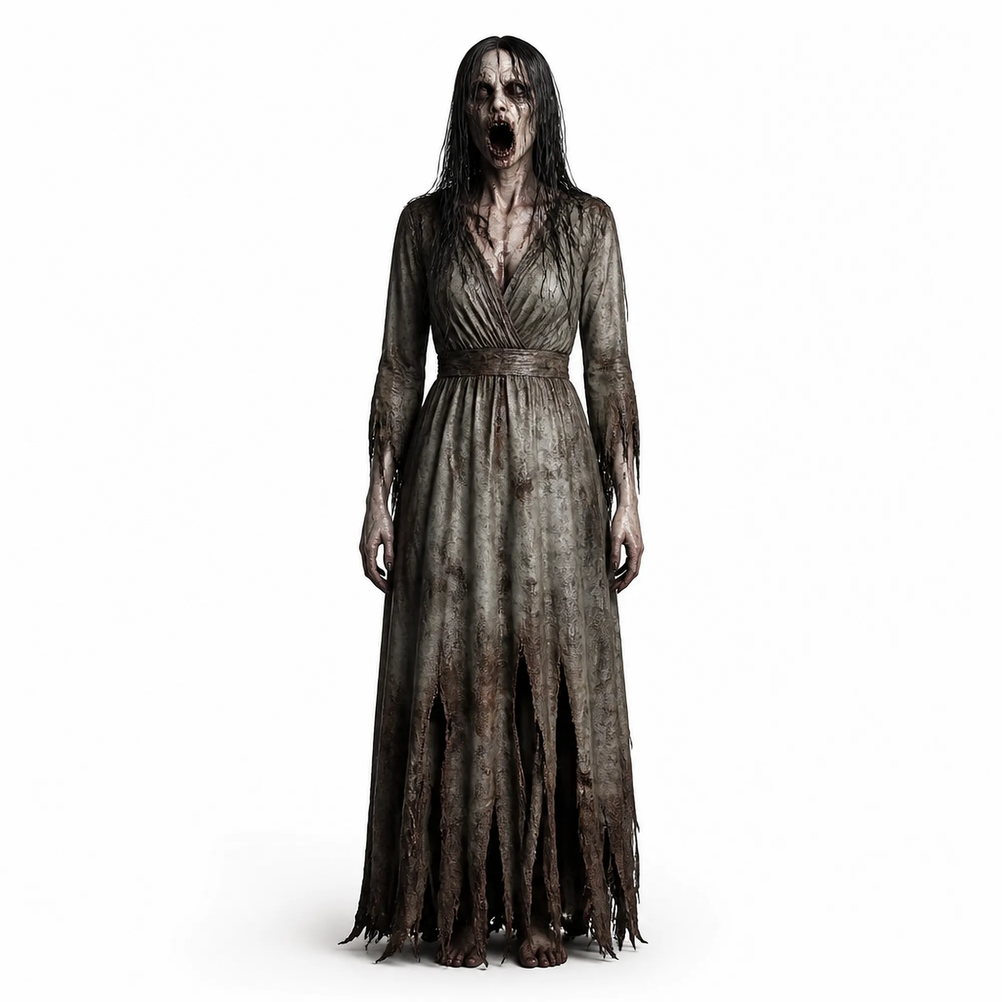 Banshee - Phasmophobia Figurine 3D Model .c4d .max .obj .3ds .fbx .stl .blend 