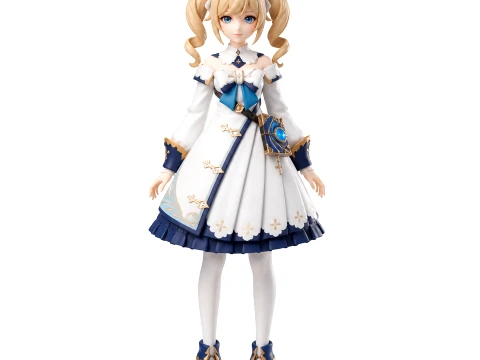 Barbara - Genshin Impact Figurine 3D Model