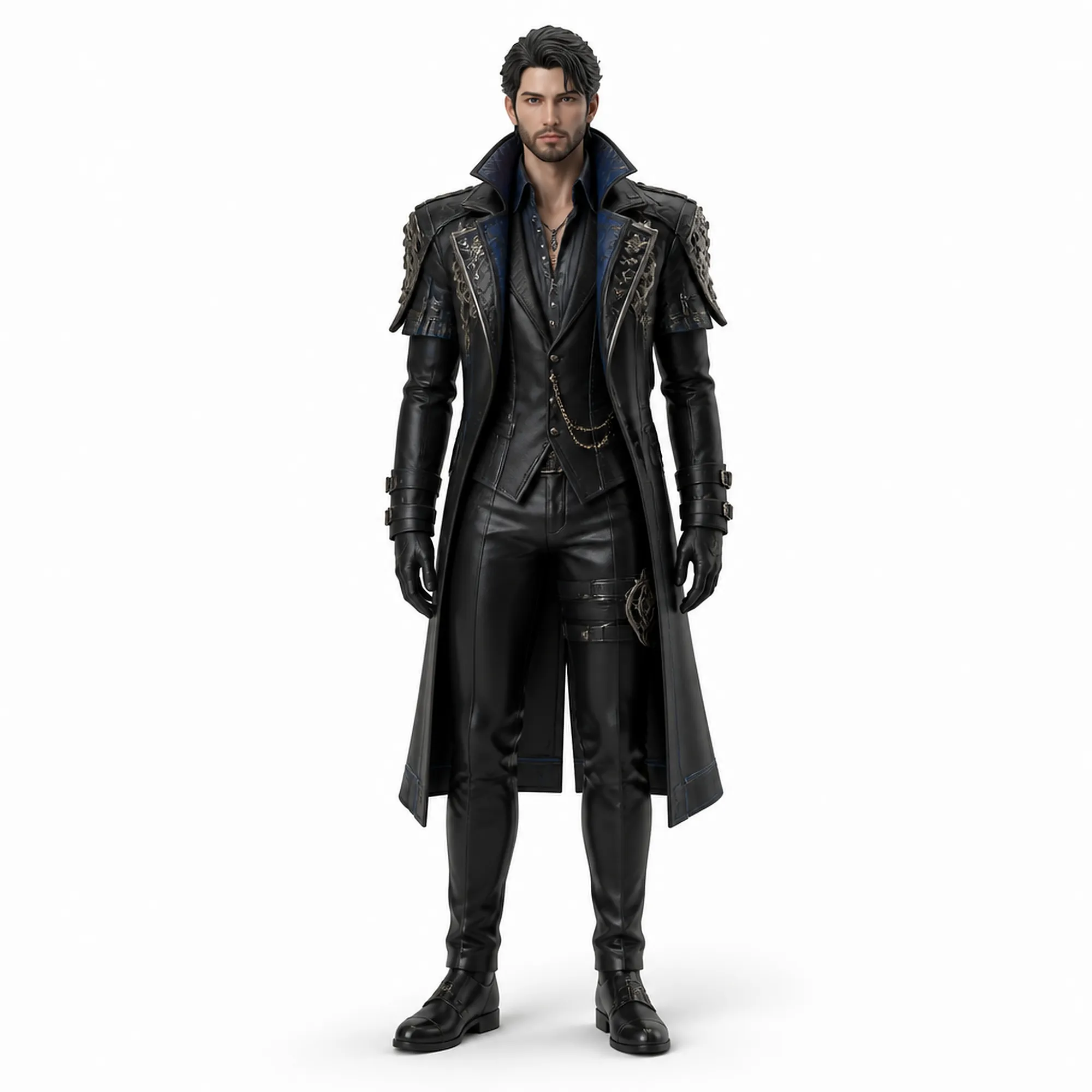 Bastian - Lost Ark Figurine 3D Model .c4d .max .obj .3ds .fbx .stl .blend 