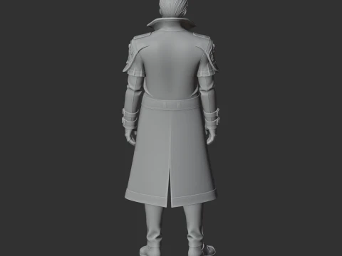 Bastian - Lost Ark Figurine 3D Model