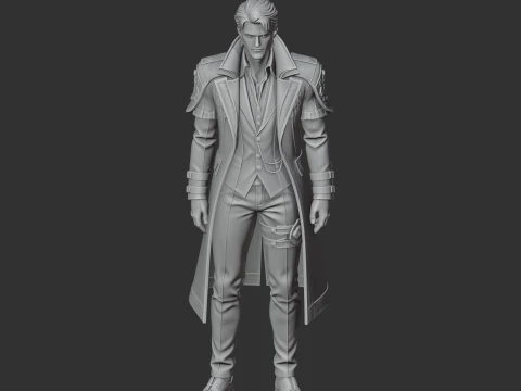 Bastian - Lost Ark Figurine 3D Model