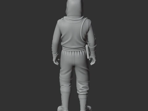 Bear - Rust Figurine 3D Model