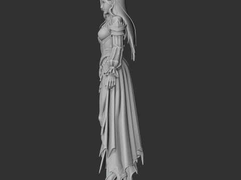 Beatrice - Lost Ark Figurine 3D Model