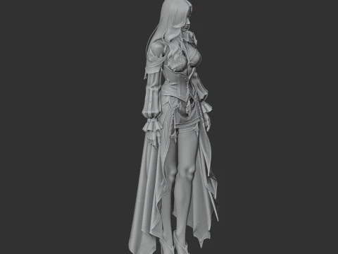Beatrice - Lost Ark Figurine 3D Model