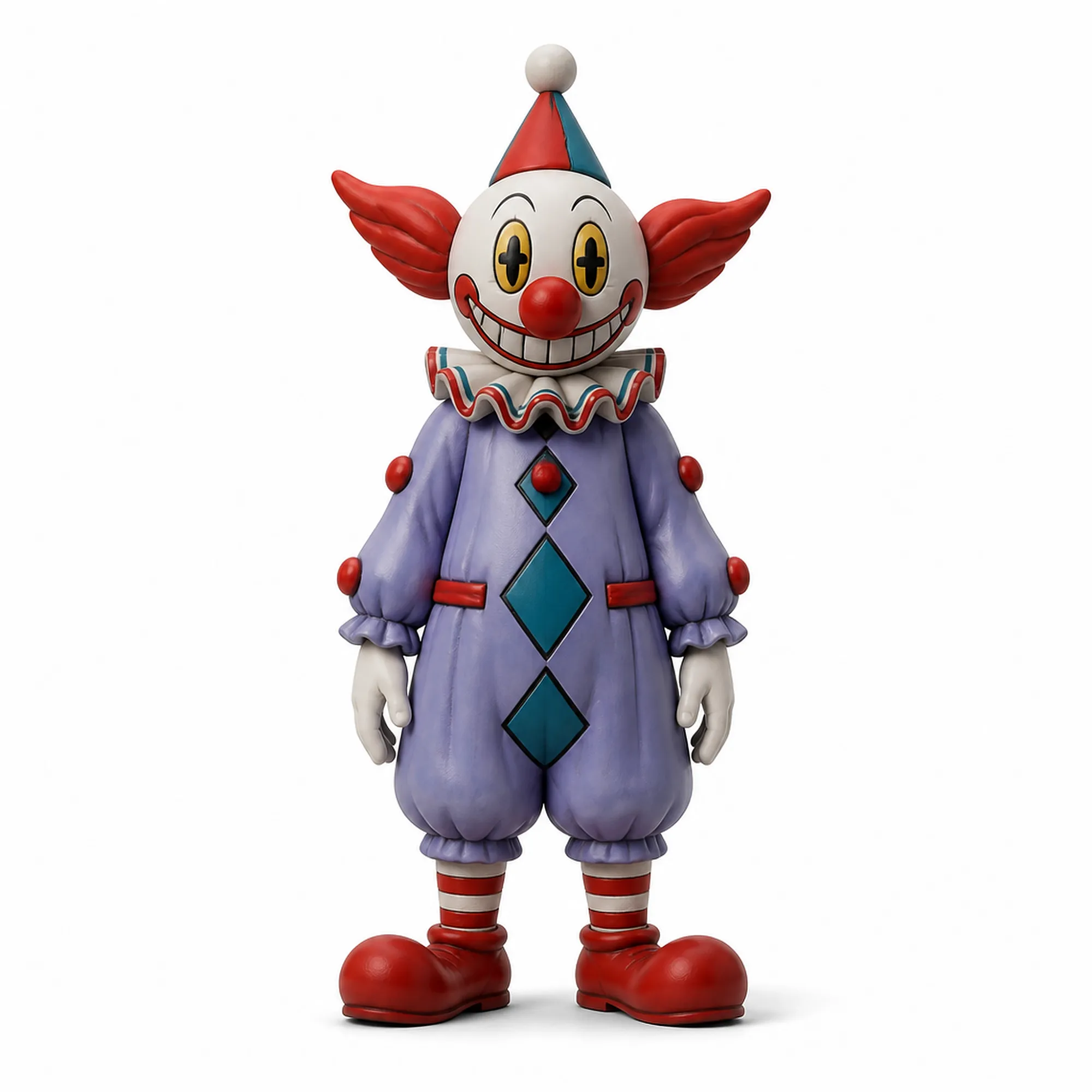 Beppi the Clown - Cuphead Figurine 3D Model .c4d .max .obj .3ds .fbx .stl .blend