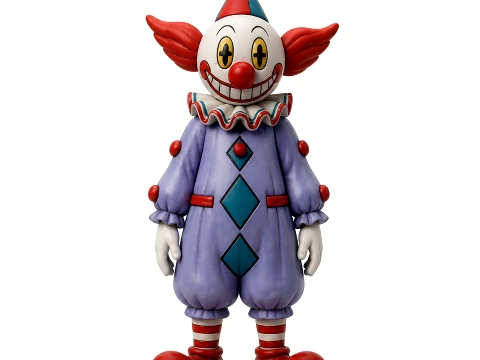 Beppi the Clown - Cuphead Figurine 3D Model