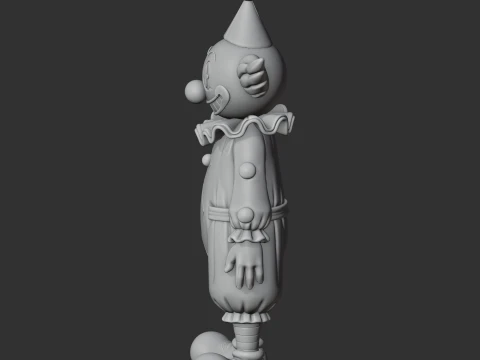Beppi the Clown - Cuphead Figurine 3D Model