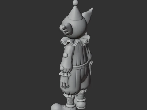 Beppi the Clown - Cuphead Figurine 3D Model