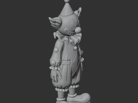 Beppi the Clown - Cuphead Figurine 3D Model