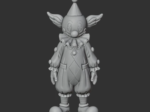 Beppi the Clown - Cuphead Figurine 3D Model