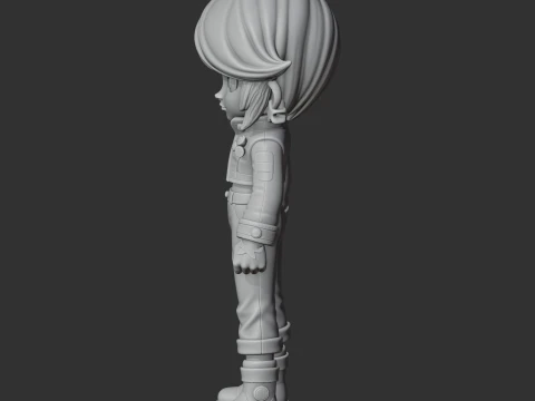 Bibi - Brawl Stars Figurine 3D Model