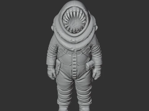 Big Worm - Factorio Figurine 3D Model