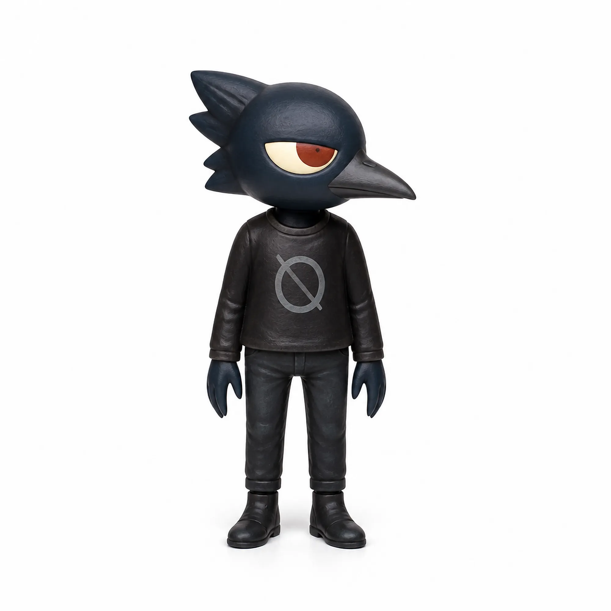 Bird - Night in the Woods Figurine 3D Model .c4d .max .obj .3ds .fbx .stl .blend 