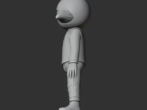 Bird - Night in the Woods Figurine 3D Model