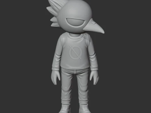 Bird - Night in the Woods Figurine 3D Model