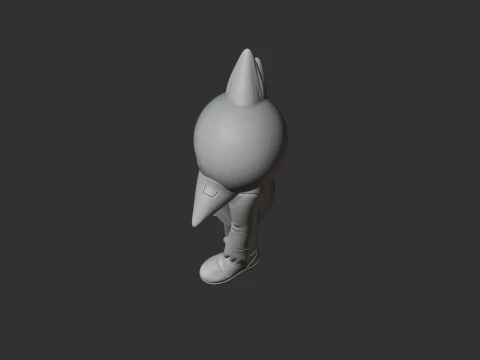 Bird - Night in the Woods Figurine 3D Model