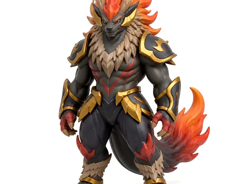Blazamut - Palworld Figurine 3D Model