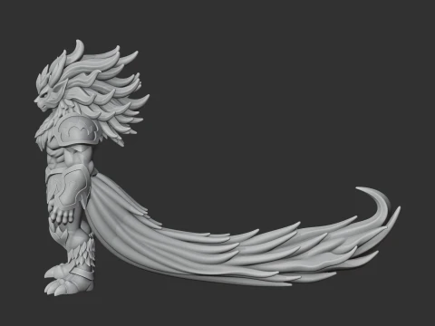 Blazamut - Palworld Figurine 3D Model