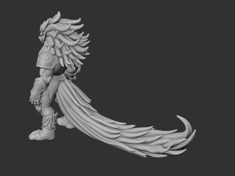 Blazamut - Palworld Figurine 3D Model
