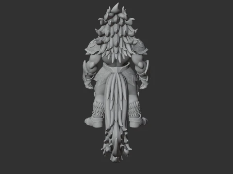 Blazamut - Palworld Figurine 3D Model