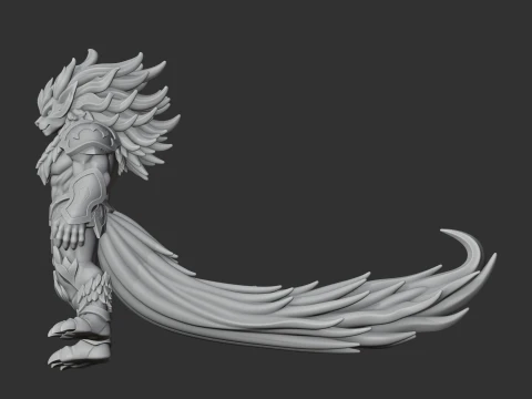 Blazamut - Palworld Figurine 3D Model