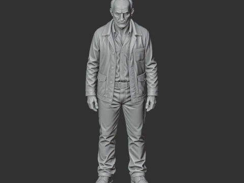 Bleasdale Farmhouse - Phasmophobia Figurine 3D Model