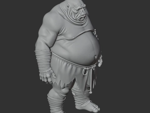 Blob - Valheim Figurine 3D Model