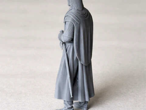 Boromir Lord of the Rings Figurine 3D Model