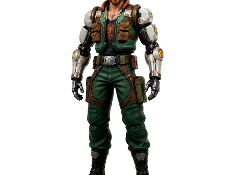 Breach - Valorant Figurine Modello 3D