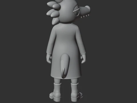 Brith - Night in the Woods Figurine 3D Model