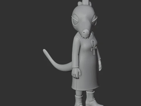 Brith - Night in the Woods Figurine 3D Model