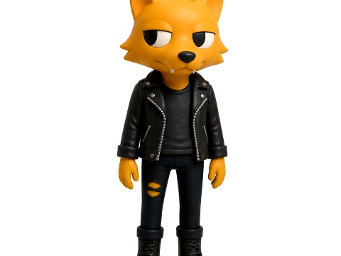 Britt - Night in the Woods Figurine 3D Model