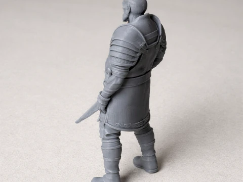Brok God of War Figurine Model 3D