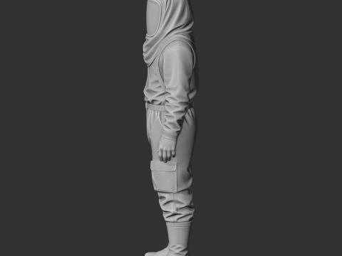 Building Plan - Rust Figurine 3D Model
