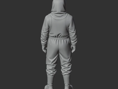 Building Plan - Rust Figurine 3D Model