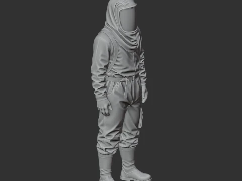 Building Plan - Rust Figurine 3D Model