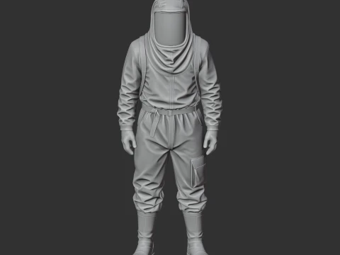 Building Plan - Rust Figurine 3D Model