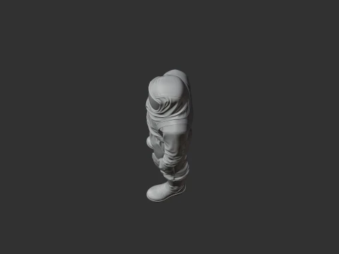 Building Plan - Rust Figurine 3D Model