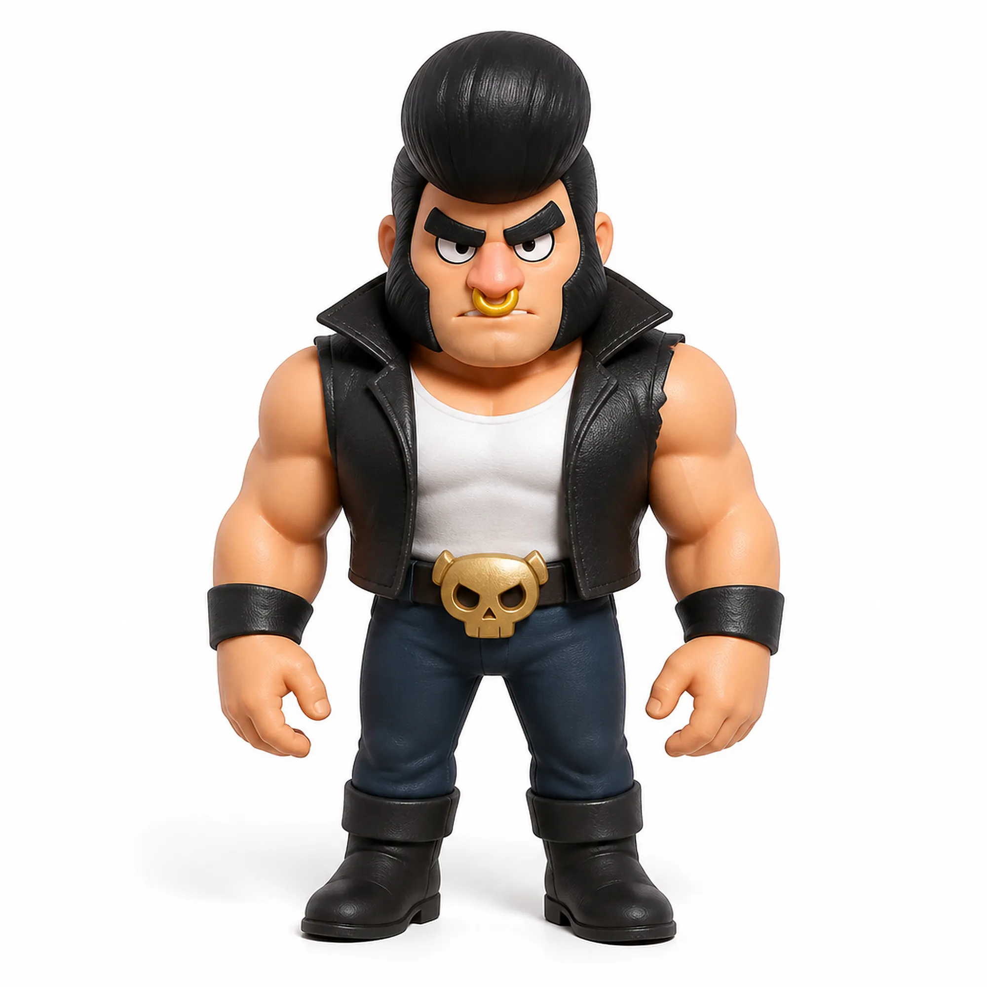 Bull - Brawl Stars Figurine 3D Model .c4d .max .obj .3ds .fbx .stl .blend 