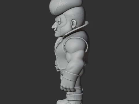 Bull - Brawl Stars Figurine 3D Model