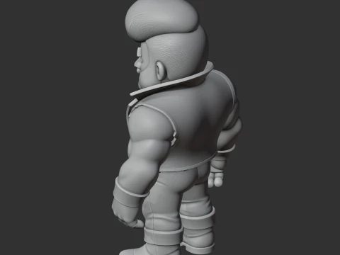 Bull - Brawl Stars Figurine 3D Model