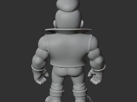 Bull - Brawl Stars Figurine 3D Model