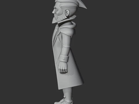 Byron - Brawl Stars Figurine 3D Model