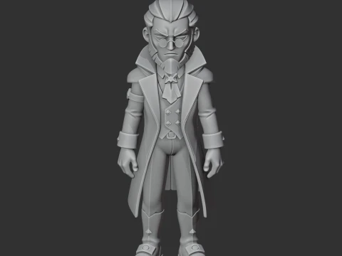Byron - Brawl Stars Figurine 3D Model