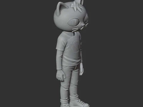 Candy Borowski - Night in the Woods Figurine 3D Model